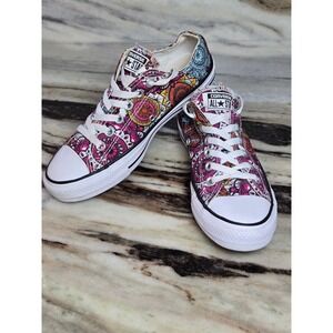 Converse Chuck Taylor All Star Low Top Mandala Paisley Print Sneakers Multicol 7